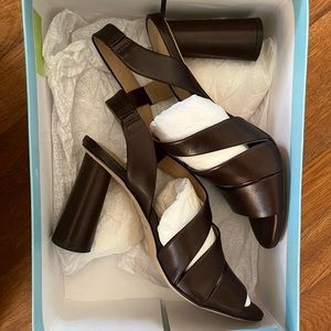 Antonio Melani Layren Dark Brown Heels 7.5